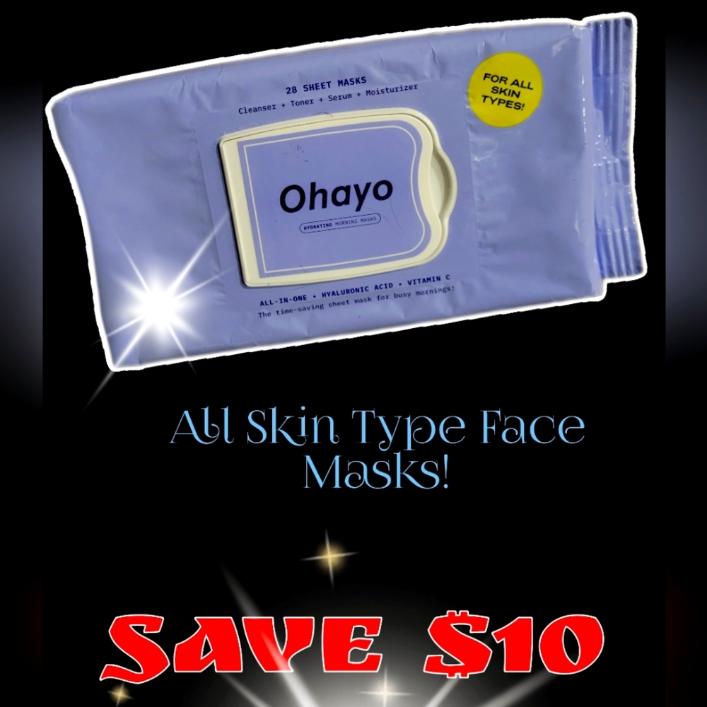 Ohayo Morning Face Masks
